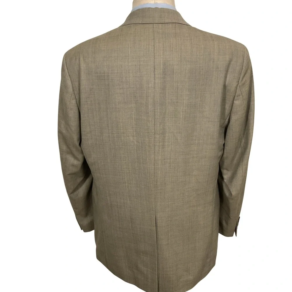 Chaps Ralph Lauren Blazer Mens 42R Tan Glen Plaid Wool Cashmere Jacket  Canada‎